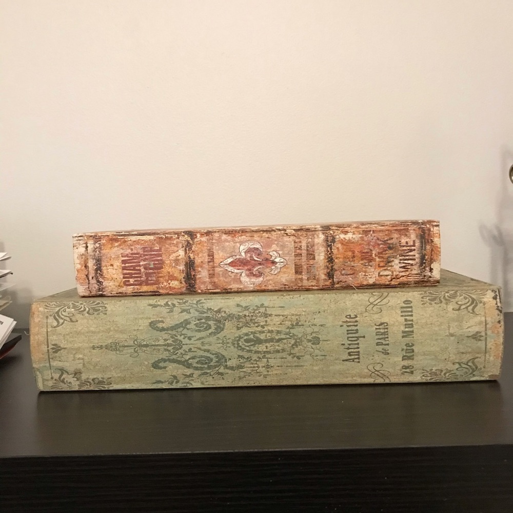 Set of two stowaway books